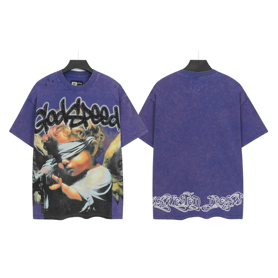G 6203# Black/ ｜ godspeed（ + ） In Stock Retro T（ ） （fabric）：32 Sizes（size）：S-M-L-XL （colour）： Black/